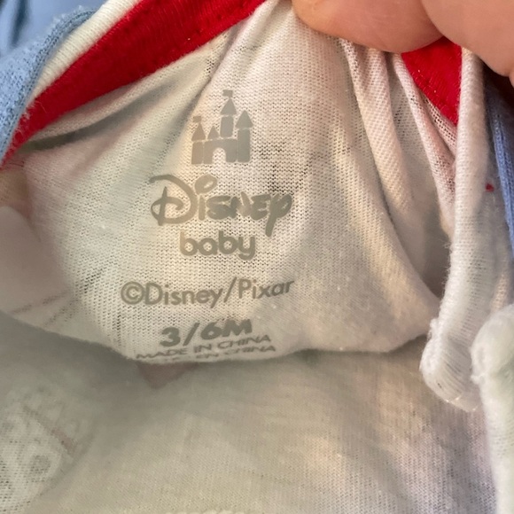 Disney Toy Story Blue Kids Overalls with matching shirt size 3/6M - Picture 6 of 6